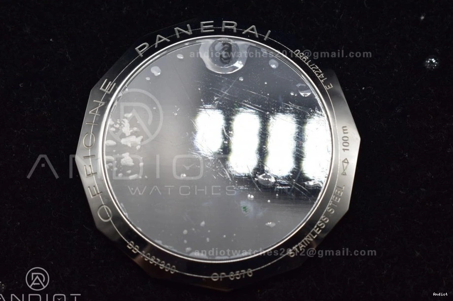 A6497 Edition H 1:1 Superlumed on Y-Incabloc XF Leather PAM217 Dial with Best Black Strap 0113